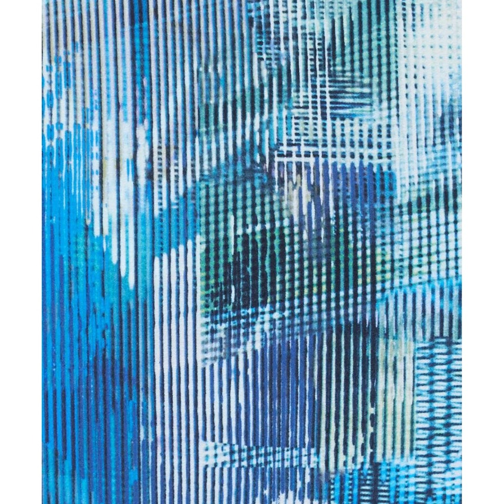Lululemon Wunder Under Hi-Rise 7/8 Tight 21" Abstract Blue Teal Multi Size 6 - Picture 5 of 12